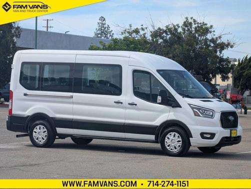 Oxford White 2023 Ford Transit-350 XLT