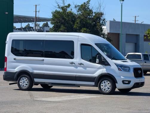 Oxford White 2023 Ford Transit-350 XLT