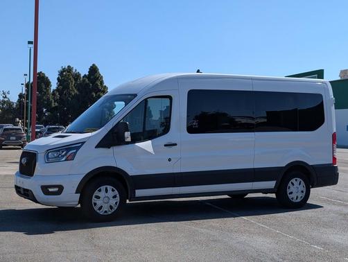 Oxford White 2023 Ford Transit-350 XLT