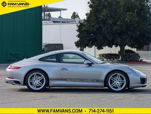 Silver 2017 Porsche 911 Carrera