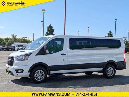 Oxford White 2024 Ford Transit-350 XLT