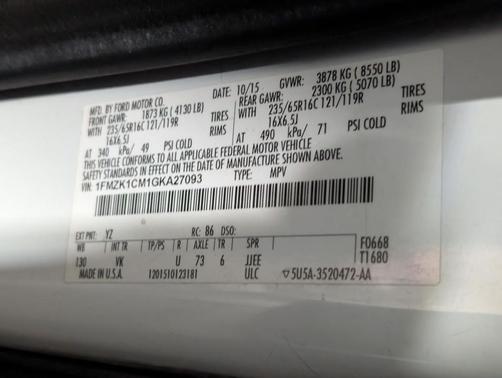 2016 Ford Transit-150 XL