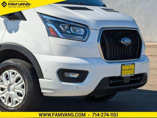 Oxford White 2023 Ford Transit-350 XLT