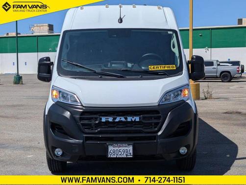 Bright White Clearcoat 2025 RAM ProMaster 3500 High Roof