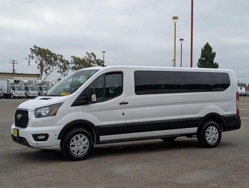 Oxford White 2024 Ford Transit-350 XLT