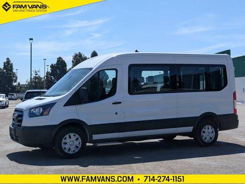 Oxford White 2023 Ford E-Transit T-350 Medium Roof