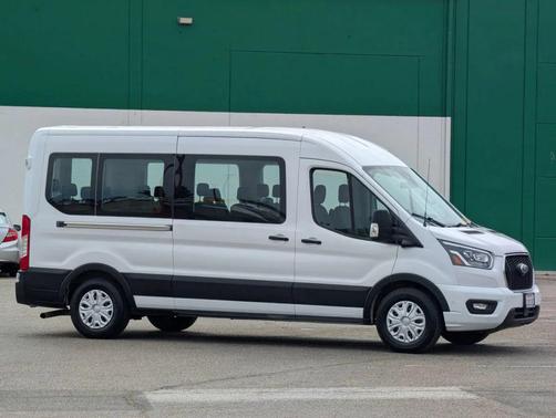 Oxford White 2023 Ford Transit-350 XLT
