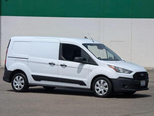 Frozen White 2021 Ford Transit Connect XL Cargo Van