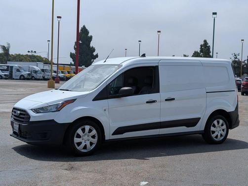 Frozen White 2021 Ford Transit Connect XL Cargo Van