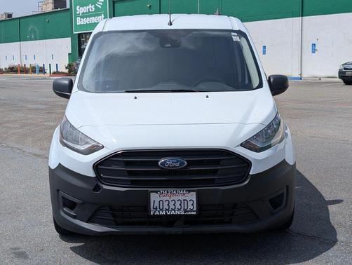 Frozen White 2021 Ford Transit Connect XL Cargo Van