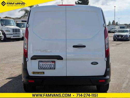 Frozen White 2021 Ford Transit Connect XL Cargo Van