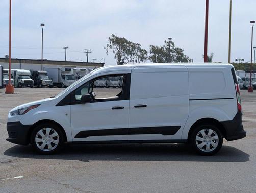Frozen White 2021 Ford Transit Connect XL Cargo Van