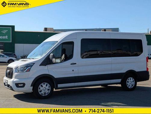 Oxford White 2023 Ford Transit-350 XLT