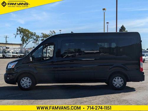 Agate Black Metallic 2022 Ford Transit-350 XLT