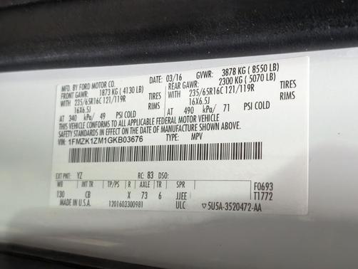 2016 Ford Transit-150 XL