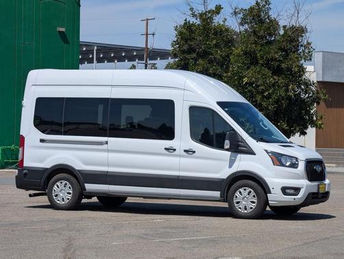 Oxford White 2024 Ford Transit-350 XLT