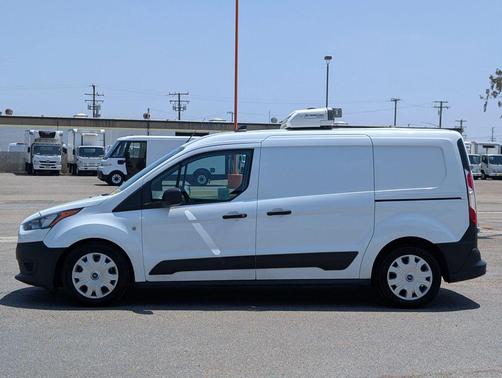 Frozen White 2022 Ford Transit Connect XL Cargo Van