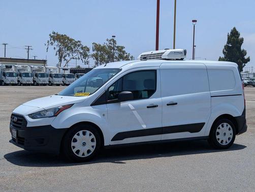 Frozen White 2022 Ford Transit Connect XL Cargo Van