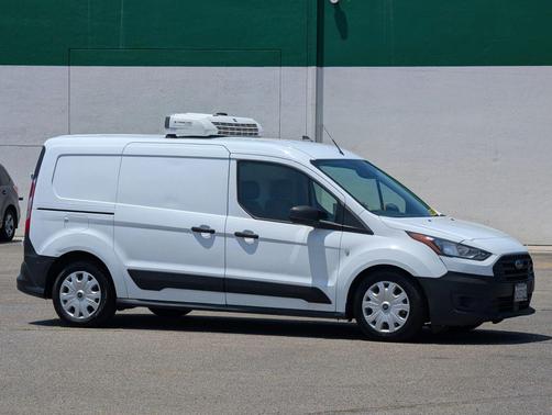 Frozen White 2022 Ford Transit Connect XL Cargo Van