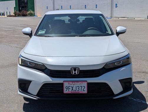 Platinum White Pearl 2023 Honda Civic LX