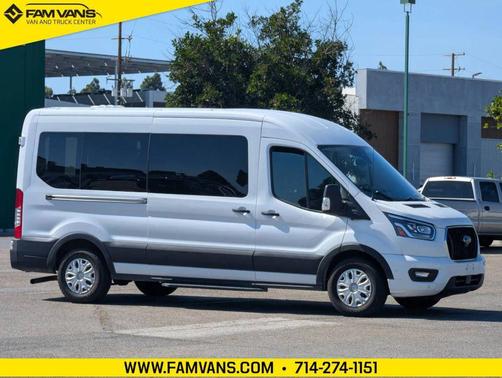Oxford White 2023 Ford Transit-350 XLT