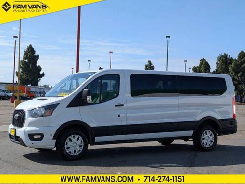 Oxford White 2024 Ford Transit-350 XLT