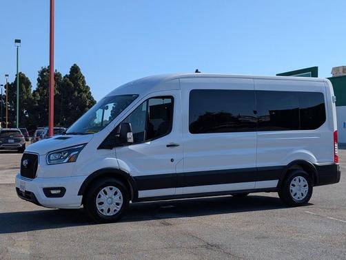 Oxford White 2023 Ford Transit-350 XLT