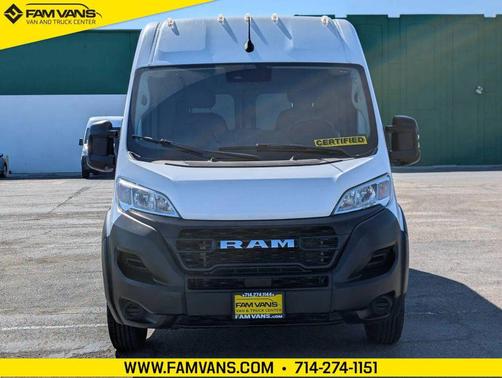 Bright White Clearcoat 2023 RAM ProMaster 2500 High Roof