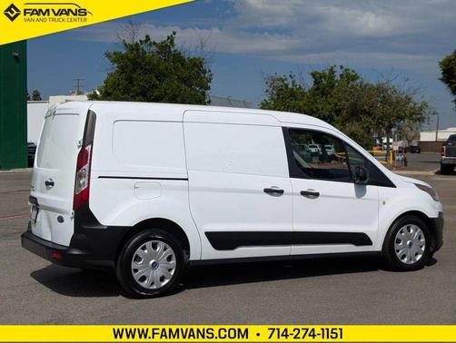 Frozen White 2020 Ford Transit Connect XL Cargo Van