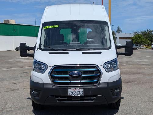 Oxford White 2023 Ford E-Transit T-350 High Roof