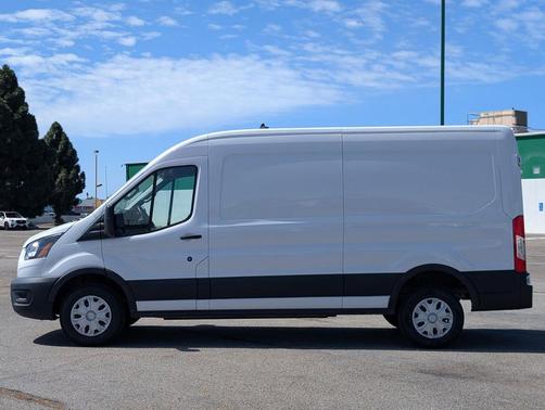Oxford White 2023 Ford E-Transit T-350 Medium Roof