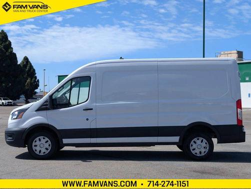 Oxford White 2023 Ford E-Transit T-350 Medium Roof