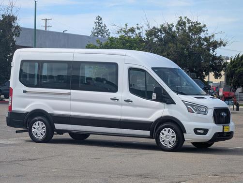 Oxford White 2023 Ford Transit-350 XLT