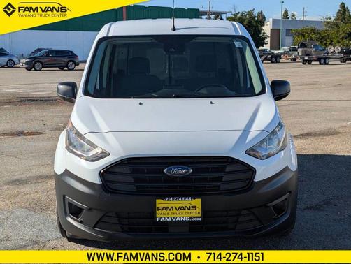 Frozen White 2020 Ford Transit Connect XL Cargo Van