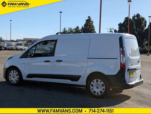 Frozen White 2020 Ford Transit Connect XL Cargo Van
