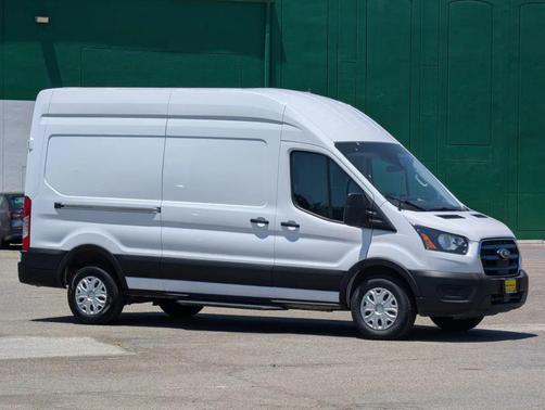 Oxford White 2023 Ford E-Transit T-350 High Roof