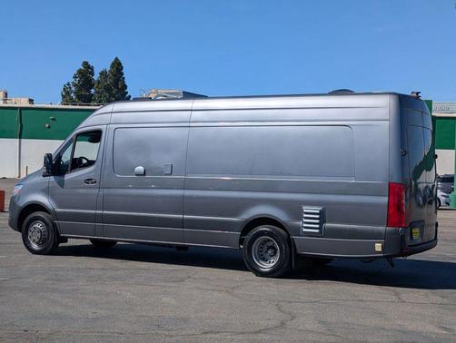 Gray 2021 Mercedes-Benz Sprinter 4500 High Roof V6
