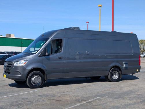 Gray 2021 Mercedes-Benz Sprinter 4500 High Roof V6