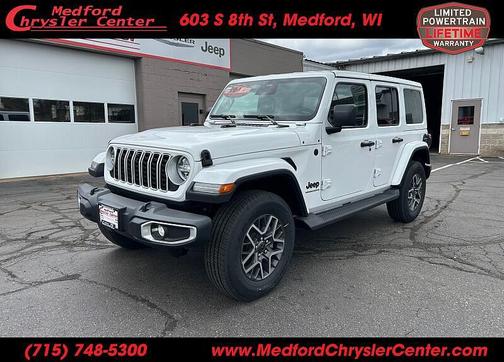 bright white clearcoat 2026 Jeep Wrangler 4-Door Sahara 4x4