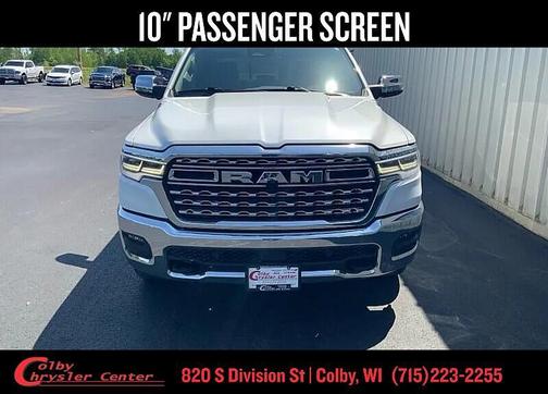 Ivory White Tri-Coat Pearlcoat 2025 RAM 1500 Longhorn