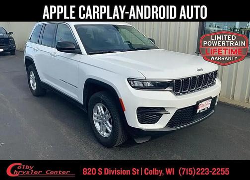 Bright White Clearcoat 2024 Jeep Grand Cherokee Laredo