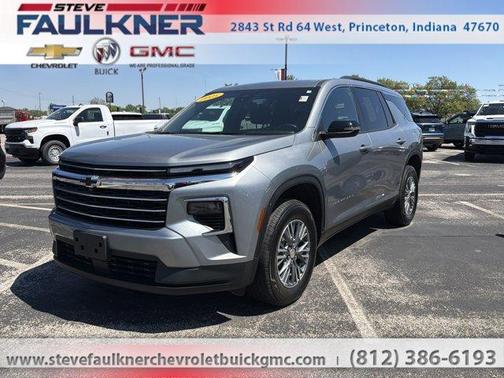 Sterling Gray Metallic 2025 Chevrolet Traverse LT