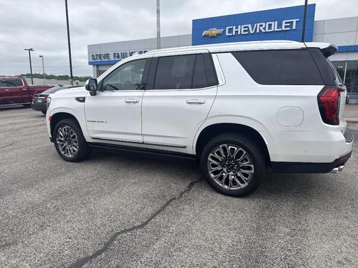 White Frost Tri-Coat 2024 GMC Yukon Denali Ultimate