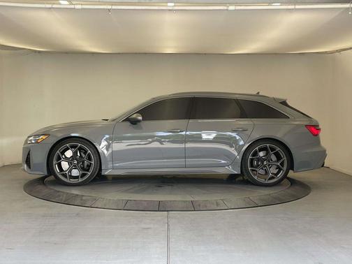 Gray 2025 Audi RS 6 Avant 4.0T