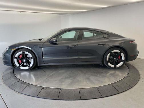 Volcano Grey Metallic 2025 Porsche Taycan 4S