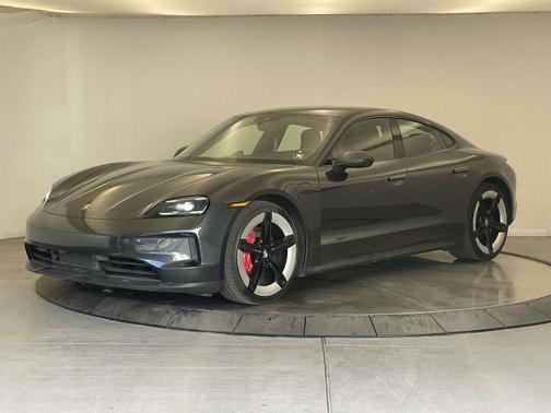 Volcano Grey Metallic 2025 Porsche Taycan 4S