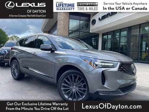 Liquid Carbon Metallic 2023 Acura RDX A-Spec Advance Package