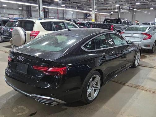 Daytona Gray Metallic 2021 Audi A5 Sportback 45 S Line Premium Plus