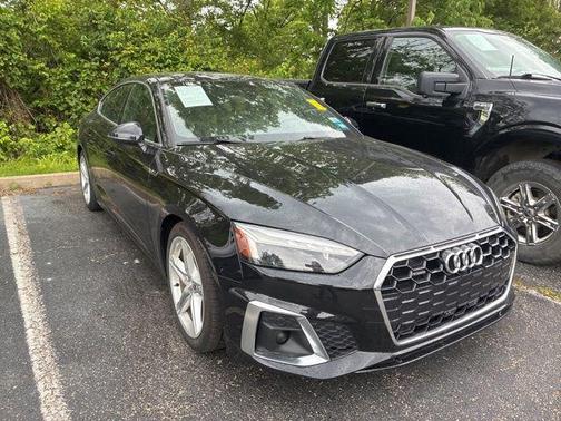 Daytona Gray Metallic 2021 Audi A5 Sportback 45 S Line Premium Plus