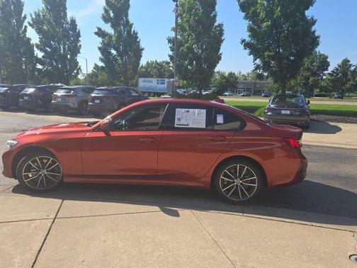 Sunset Orange Metallic 2021 BMW 330 330i
